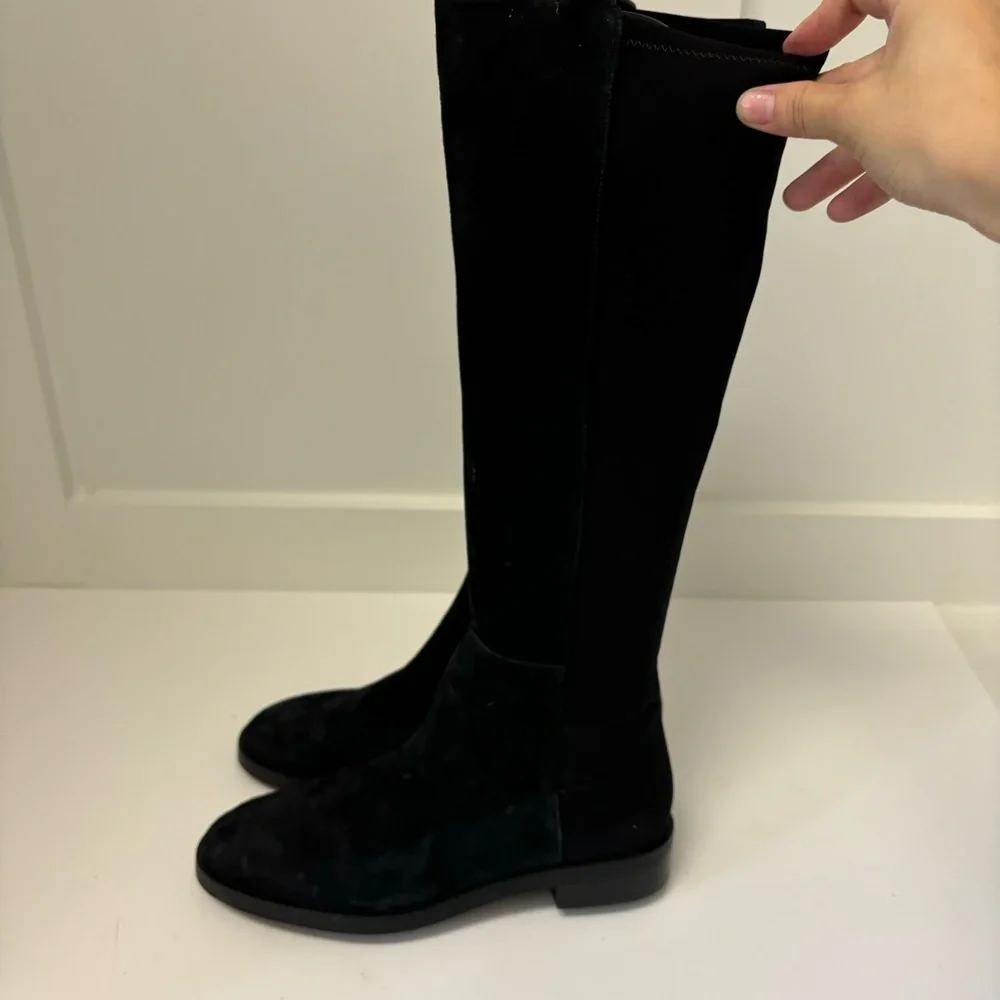 Stuart‎ Weitzman keelabd Knee High Boots Suede Sz 4.5